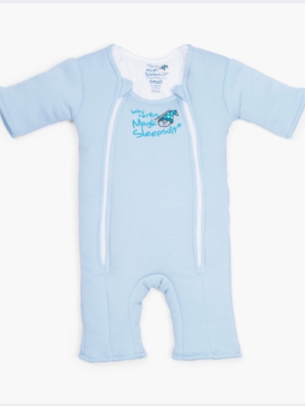 Baby Merlin’s magic sleepsuit small 3-6 months 100% cotton blue